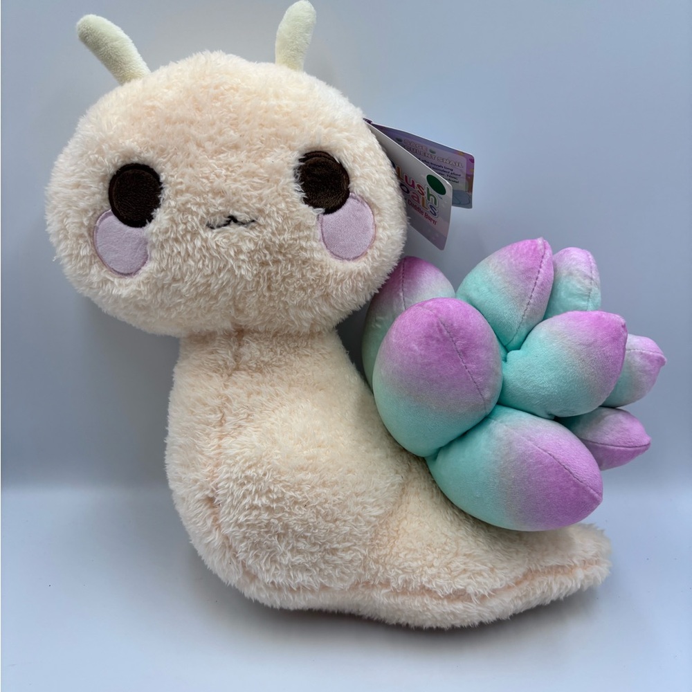 Plush Goals By Cuddle Barn Sage the Succulent Snail 12" Plush NWT